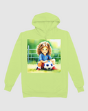 Die Fußballspielerin Hoodie