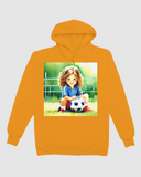 Die Fußballspielerin Hoodie